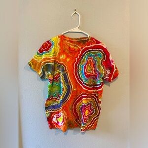 Custom Ice Tye Dye T-shirt, size medium. Beautiful colors!